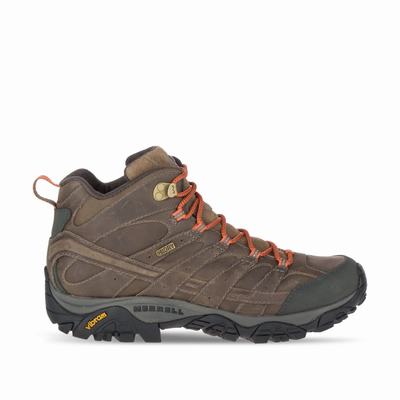 Merrell Moab 2 Prime Mid Waterproof Wide Width Vandringskängor Herr Canteen (SE014352)